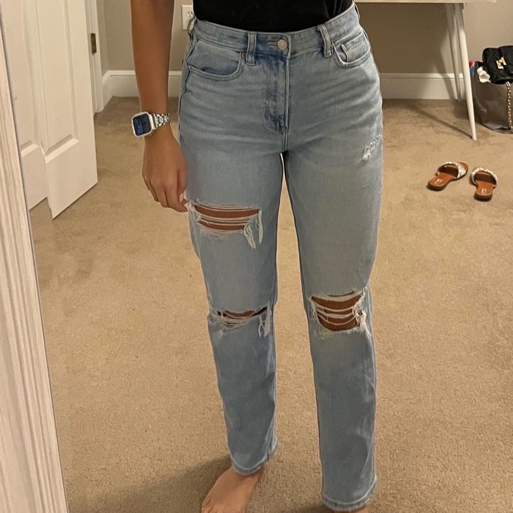 AE mom jeans